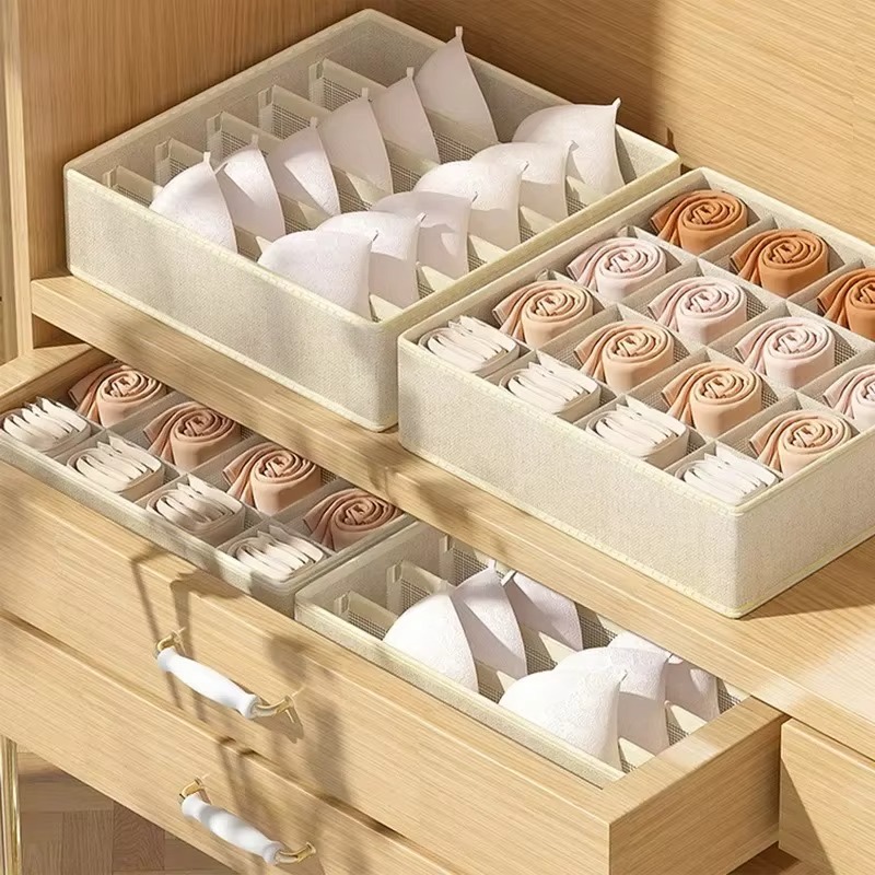 Baby Clothes Organiser - 1-2Pcs Non-woven Fabric Underwear Storage Box