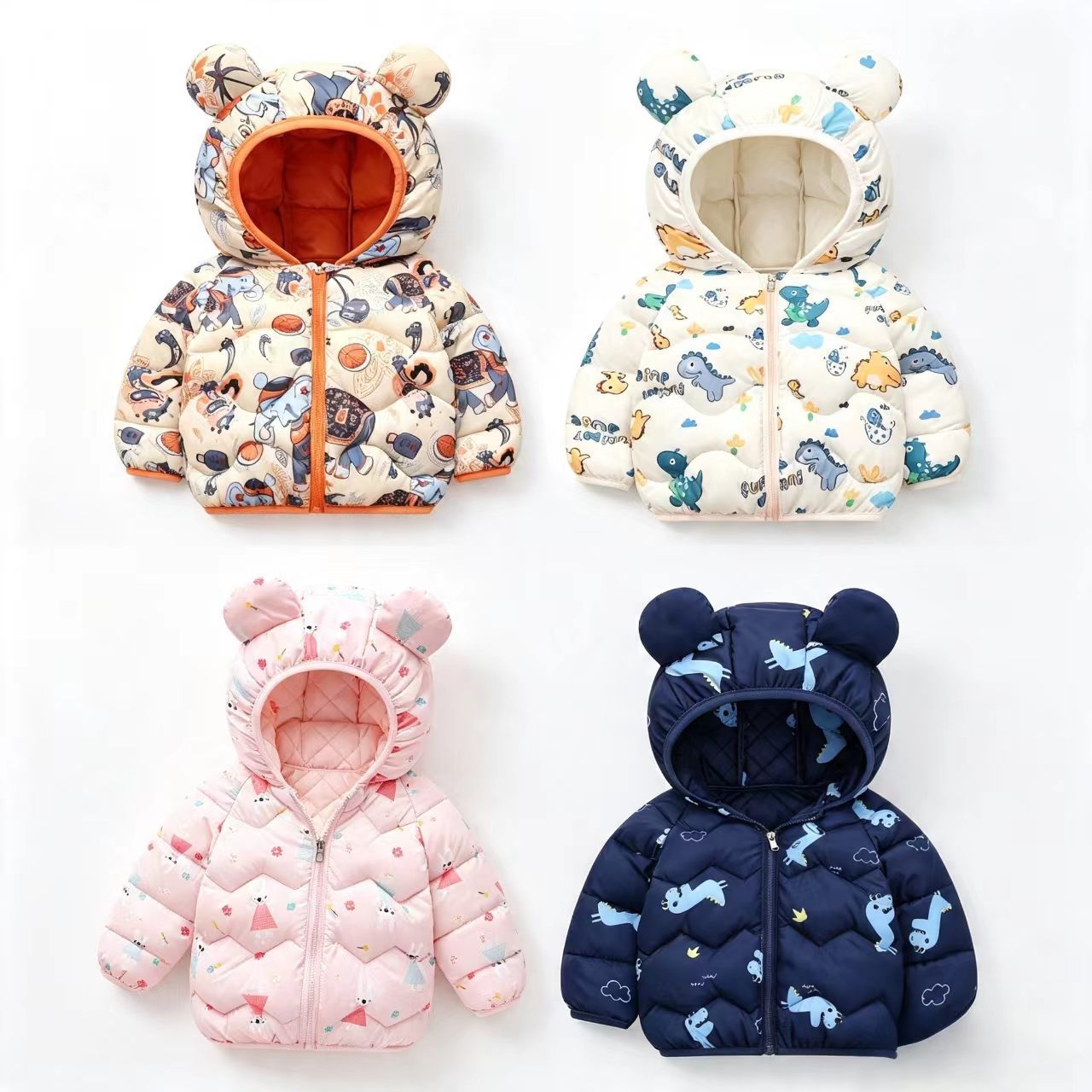 Baby Clothing Zip - Children's Coat Baby Cartoon Jacket Boys