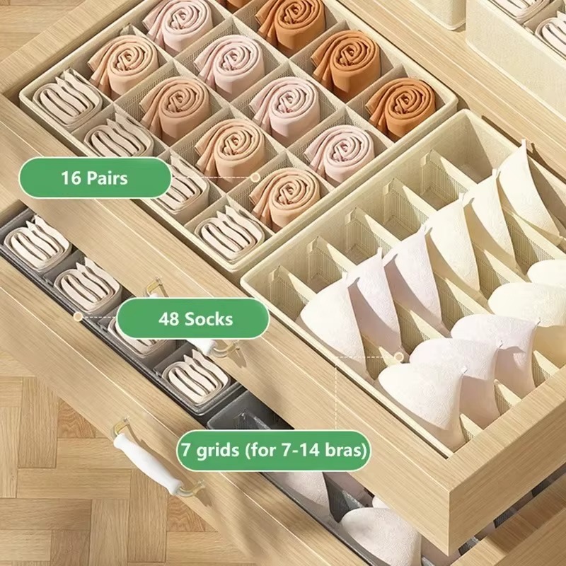 1-2Pcs Non-woven Fabric Underw - огляд і ціна Baby Clothes Organiser