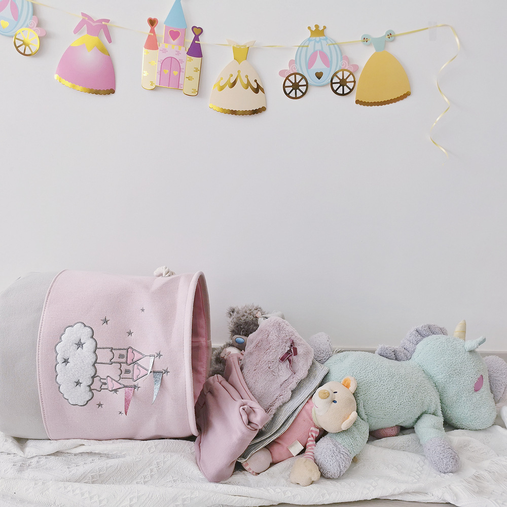 Large Pink Laundry Basket Kids - огляд і ціна Baby Clothes Organiser