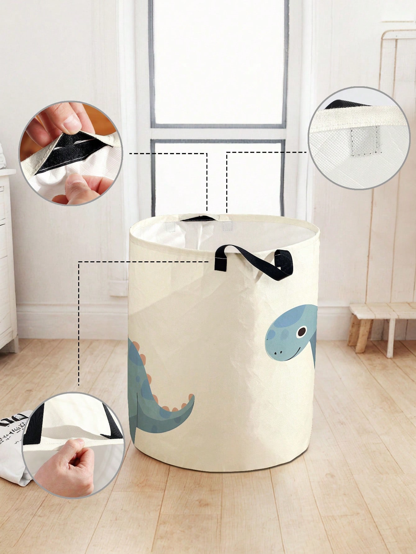 Dinosaur Laundry Basket, Folda - огляд і ціна Baby Clothes Organiser