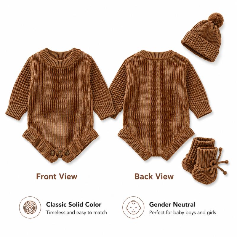 Personalized Baby Knit Romper  - огляд і ціна Baby Clothing Names