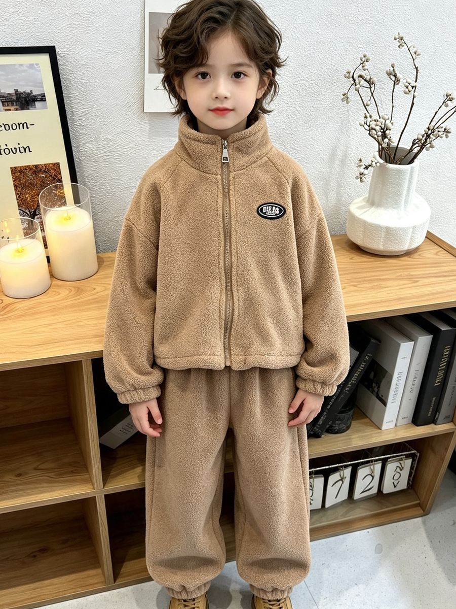 2026 Autumn Winter Lamb Fleece - огляд і ціна Baby Clothing Zip