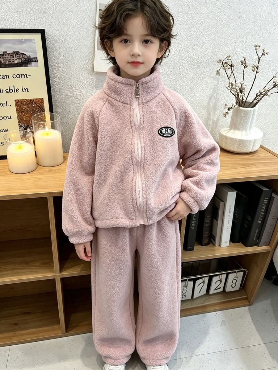 2026 Autumn Winter Lamb Fleece - огляд і ціна Baby Clothing Zip