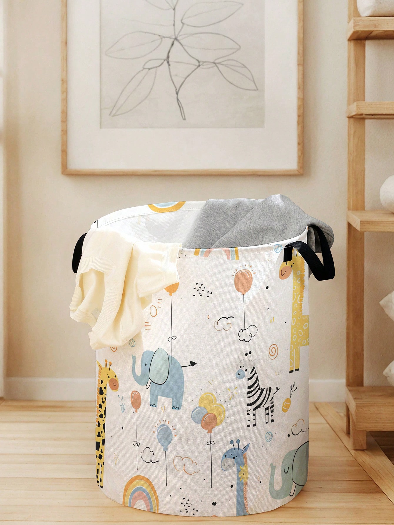 Animal laundry basket, foldabl - огляд і ціна Baby Clothes Organiser