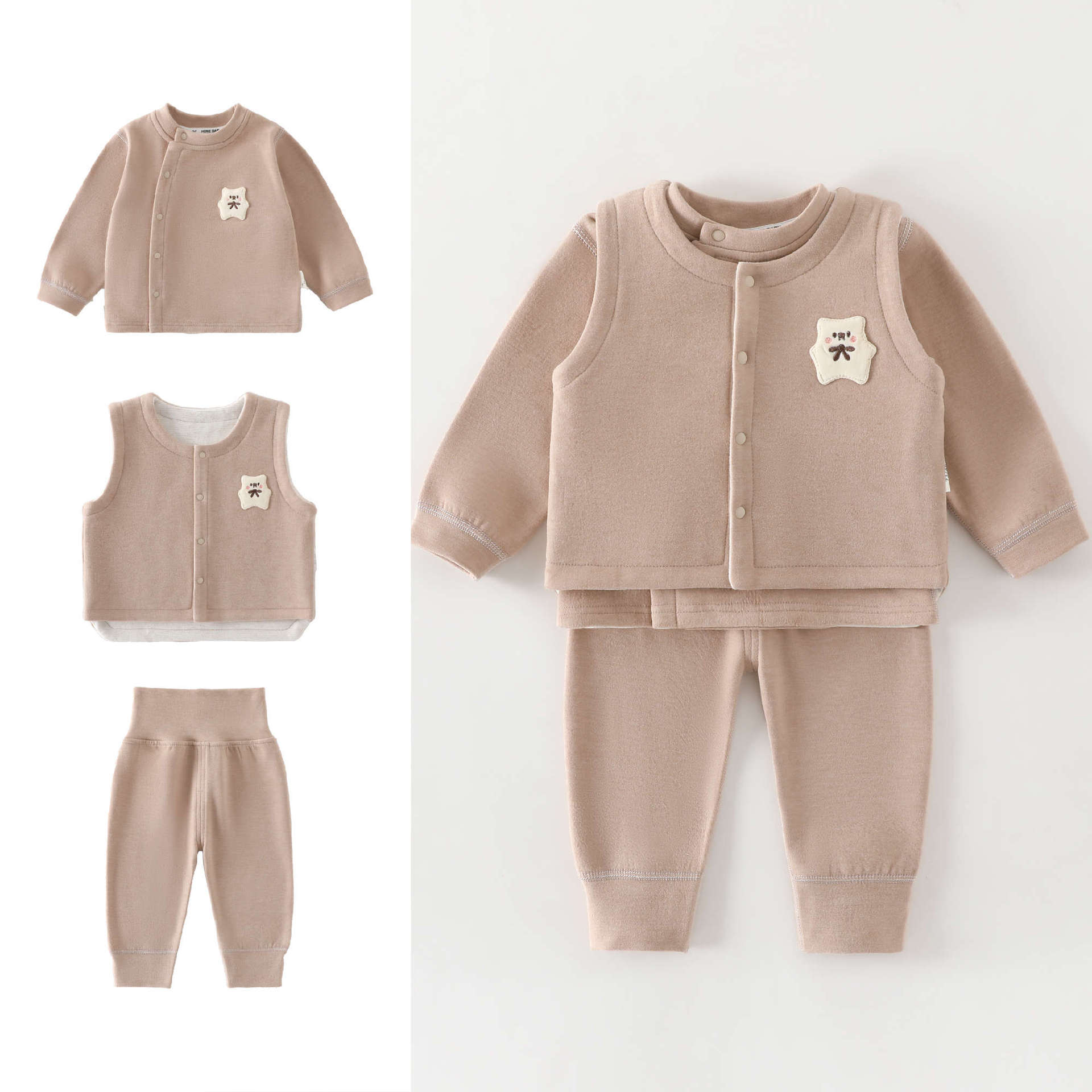 0-4 Year Old Baby Vest+long Sl - огляд і ціна Baby Clothing Quality